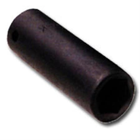 K-Tool International 1/2" Drive Impact Socket black oxide, Deep 6 Pnt 1/2"Dr, 11mm KTI-38211